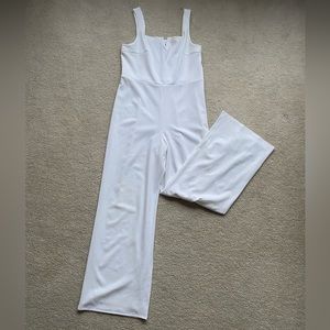 White, Sleeveless Romper